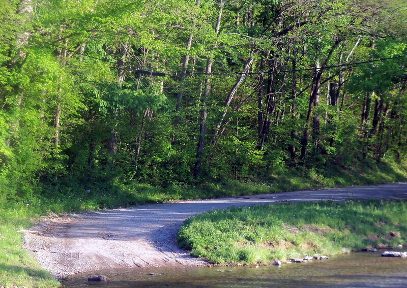 Gravel Road by River