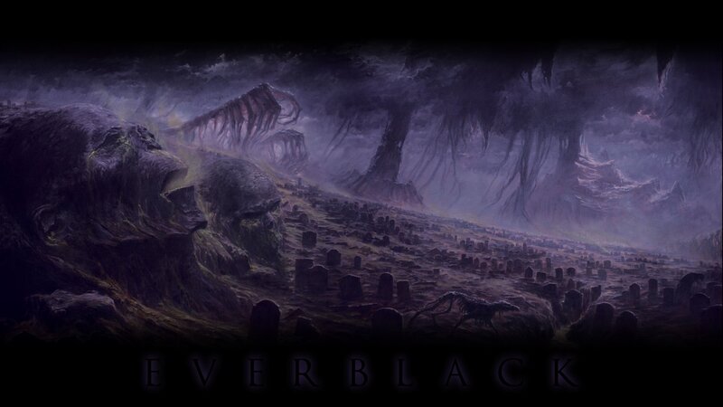 Graves in a Dark Landscape