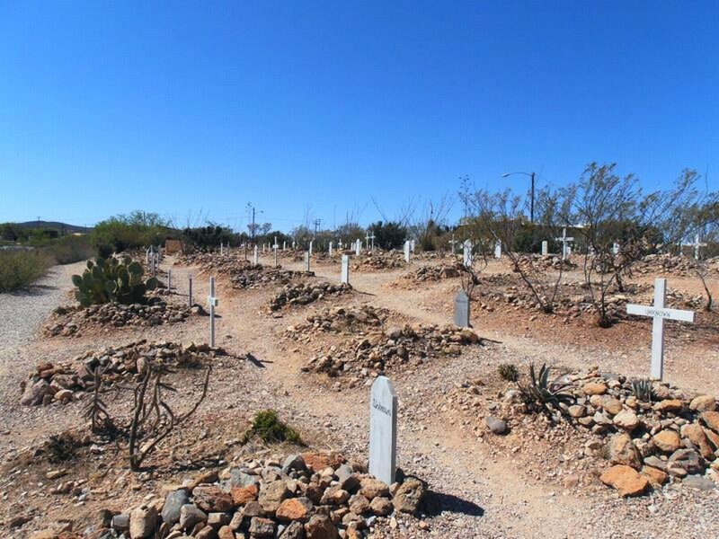 Graves in Desert Cemetery
