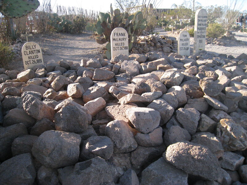 Graves in Desert