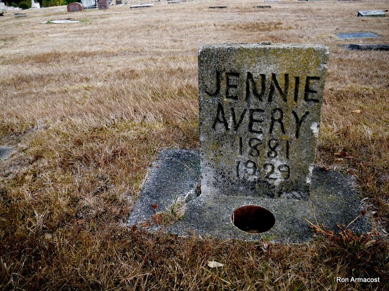 Gravestone in Cemetery — Brown