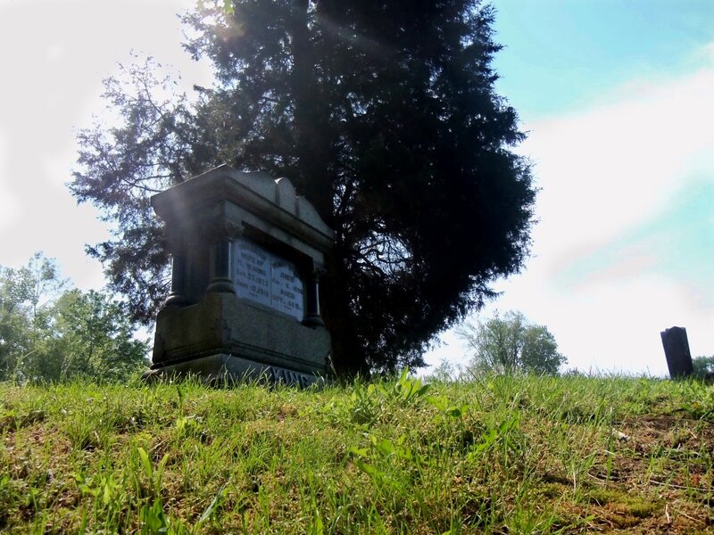 Gravestone in Cemetery — Green