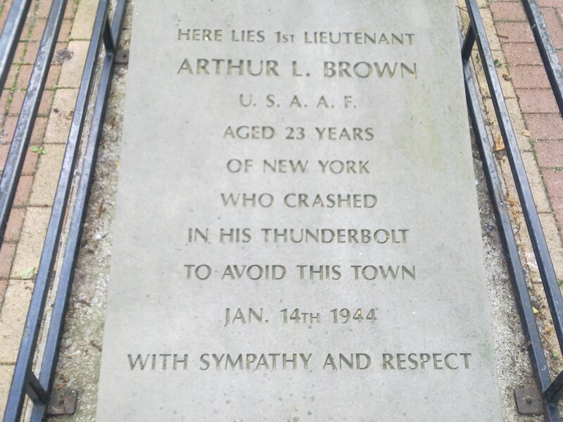 Gravestone of Arthur Brown