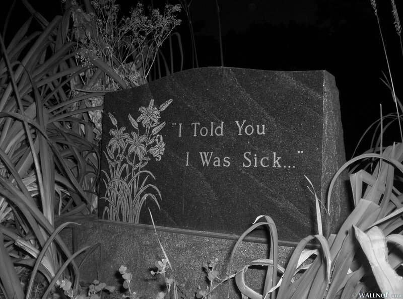 Gravestone with Inscription