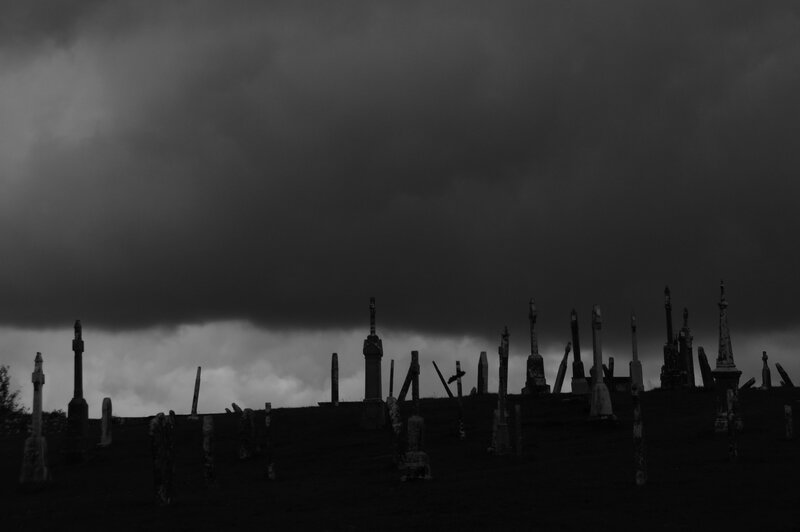 Gravestones on Hill