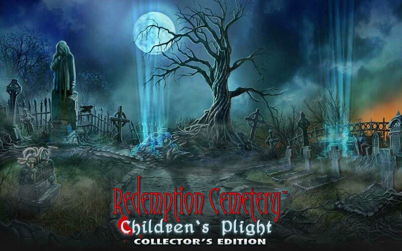 Graveyard at Night — Blue