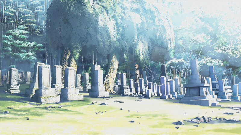 Graveyard in the forest