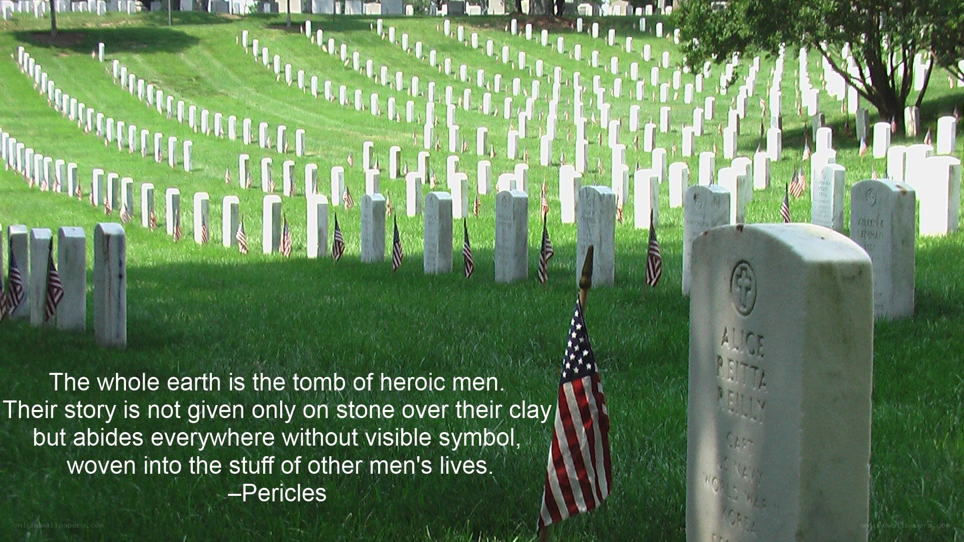 Graveyard of heroic men