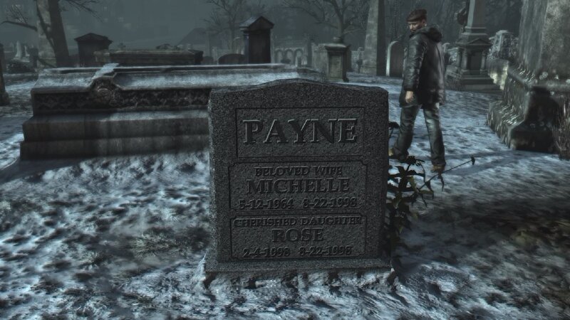 graveyard scene with gravestone