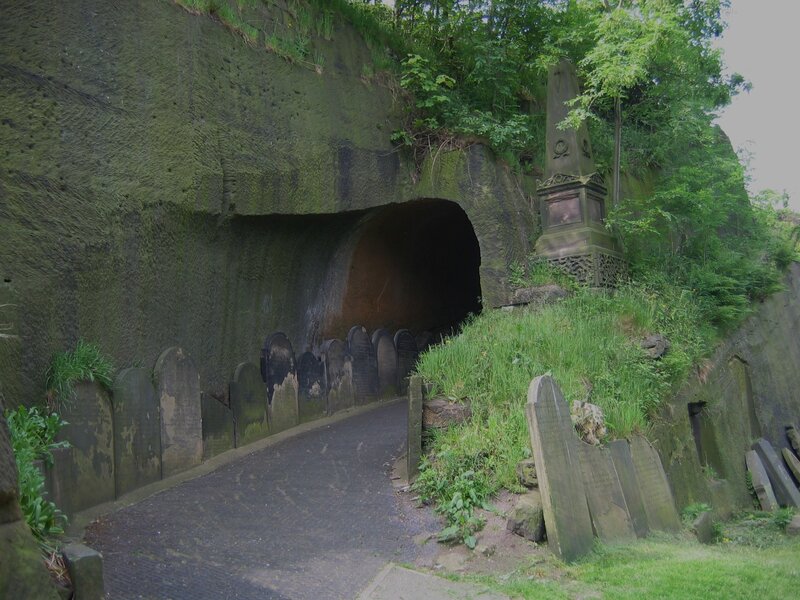 Graveyard tunnel entrance