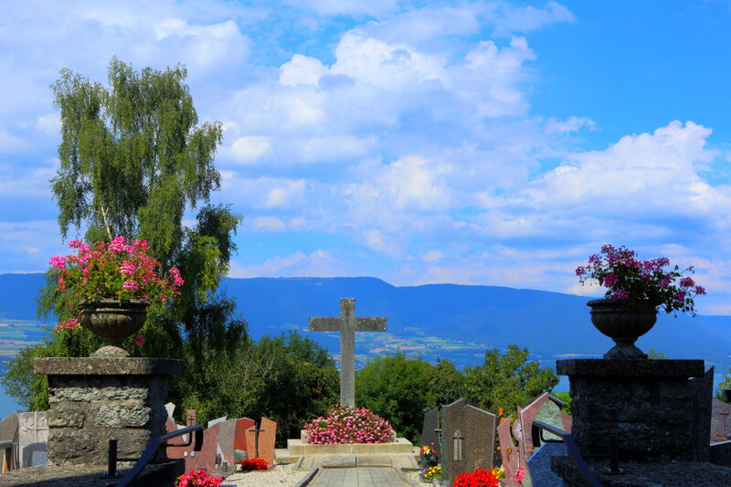 Graveyard with Cross