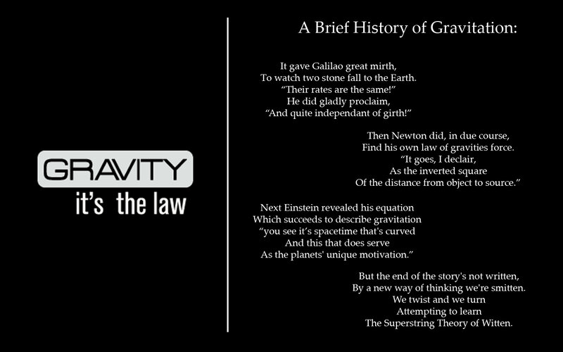 Gravity: A Brief History