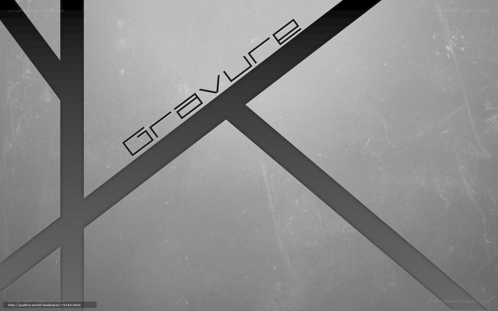 Gravure text on geometric background