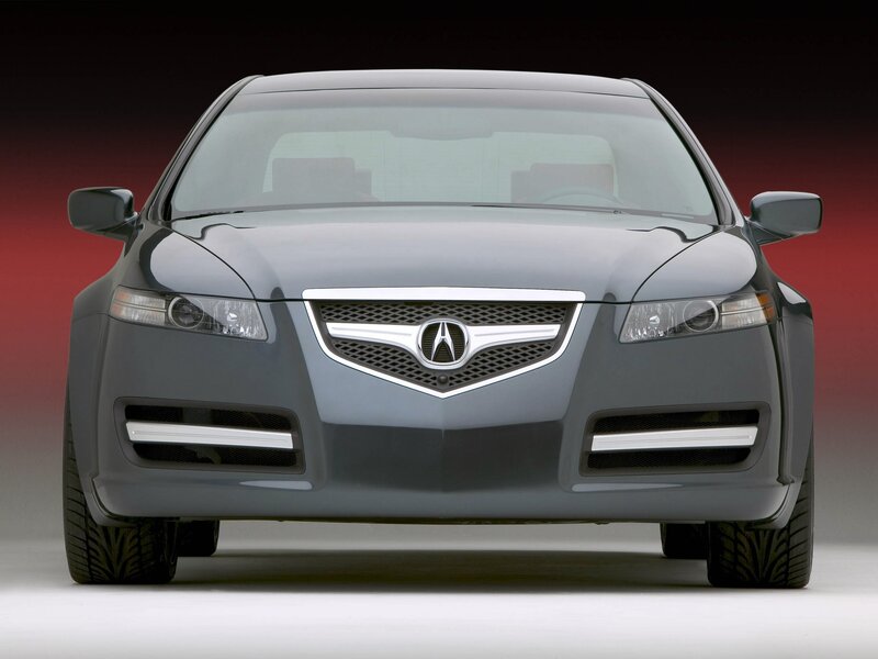 Gray Acura TL Car