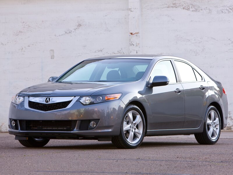 Gray Acura TL sedan
