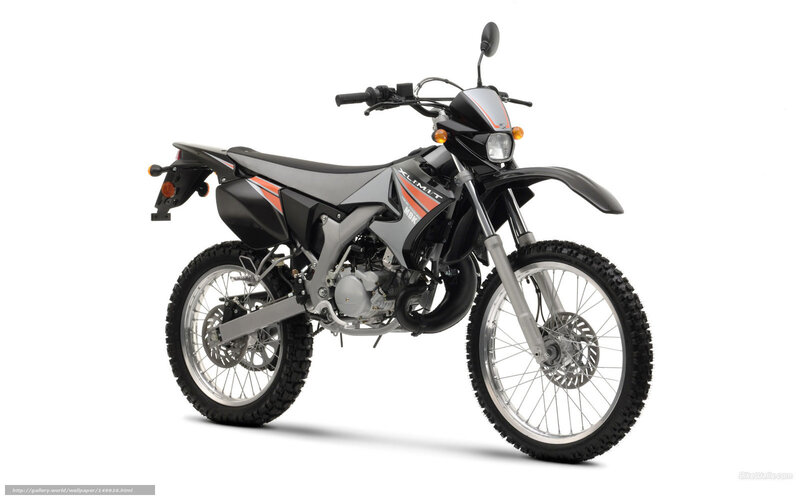 gray and black dirt bike