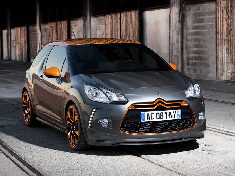 Gray and Orange Car — Dramatic, Afternoon, Photograph, Building