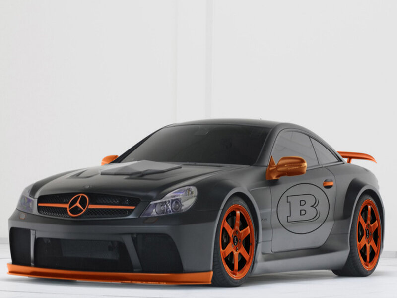 Gray and Orange Sports Car — Neutral