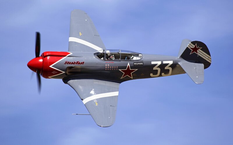 Gray and Red Airplane