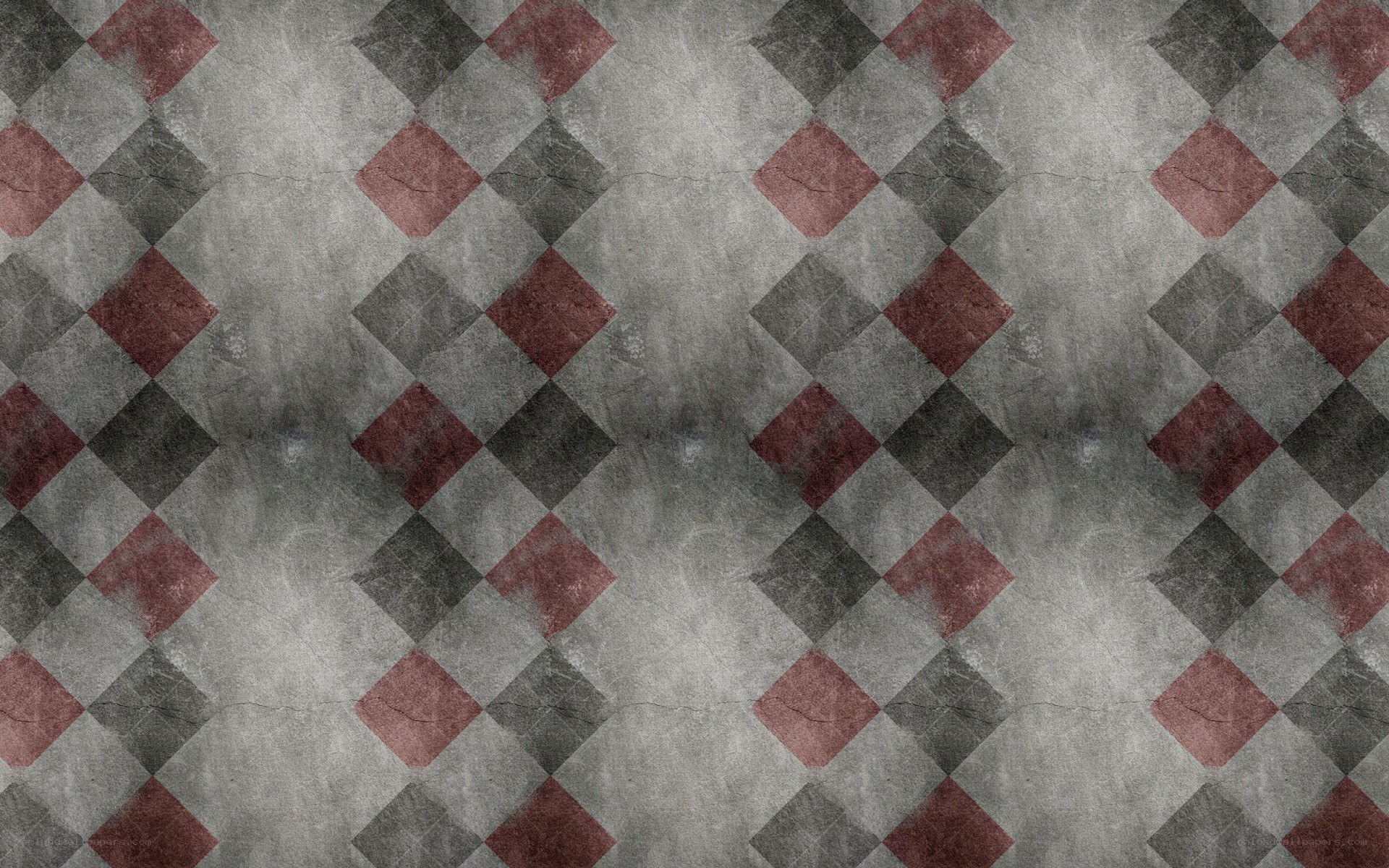 gray and red diamond pattern