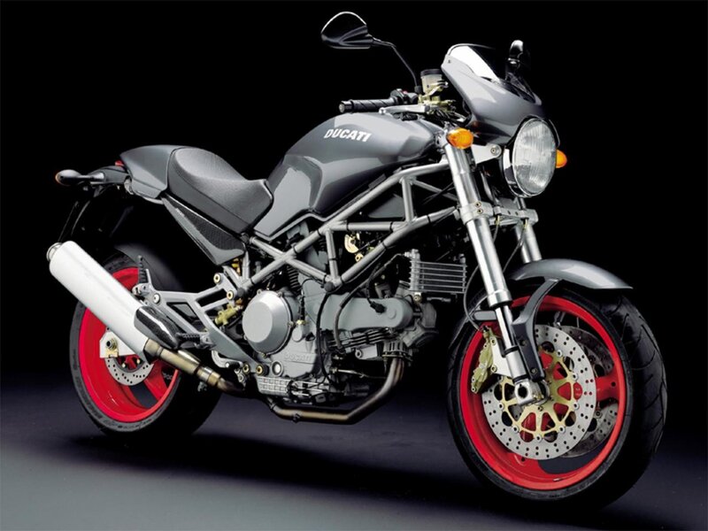 Gray and Red Motorcycle