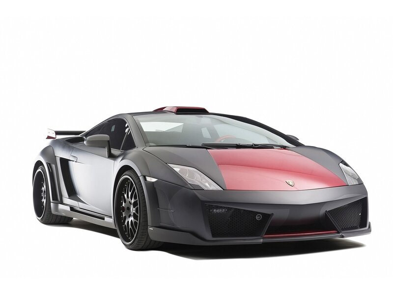 gray and red sports car