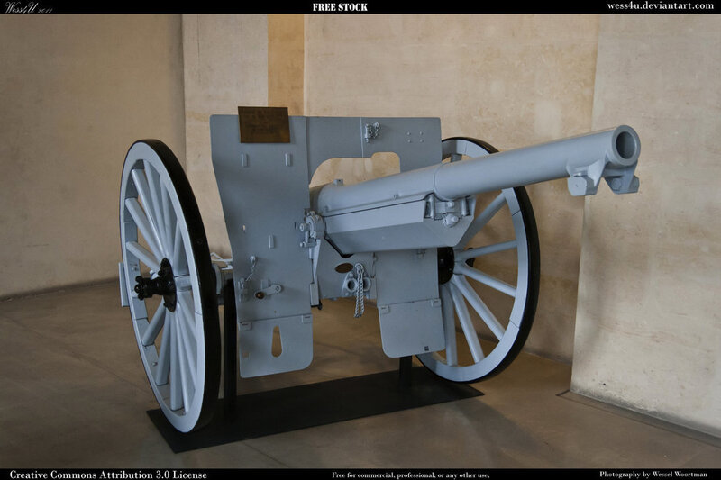 Gray Artillery Piece