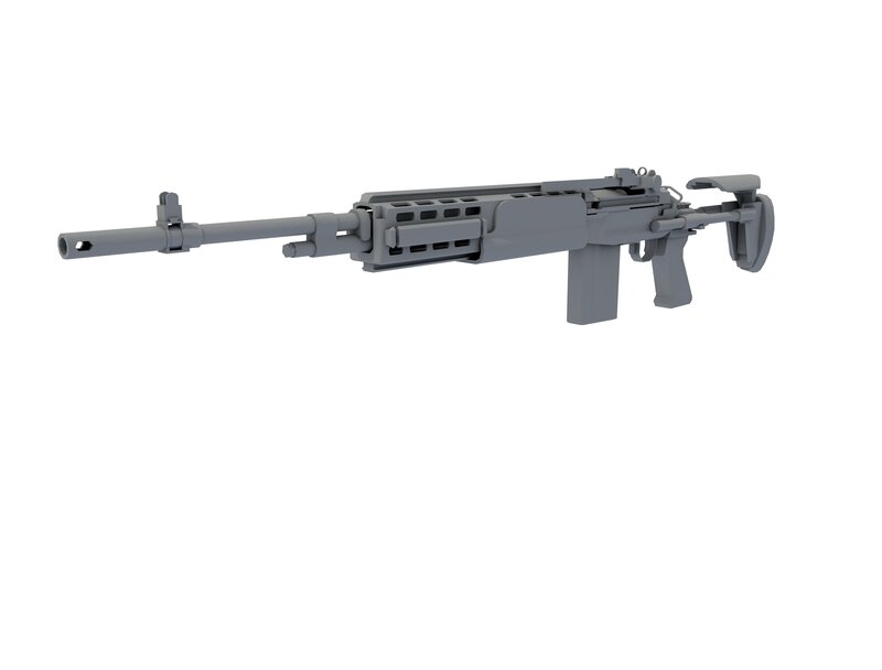 Gray Assault Rifle — Neutral