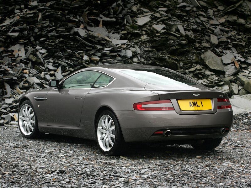 Gray Aston Martin DB9