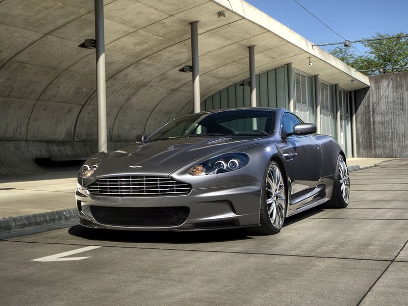 Gray Aston Martin DBS