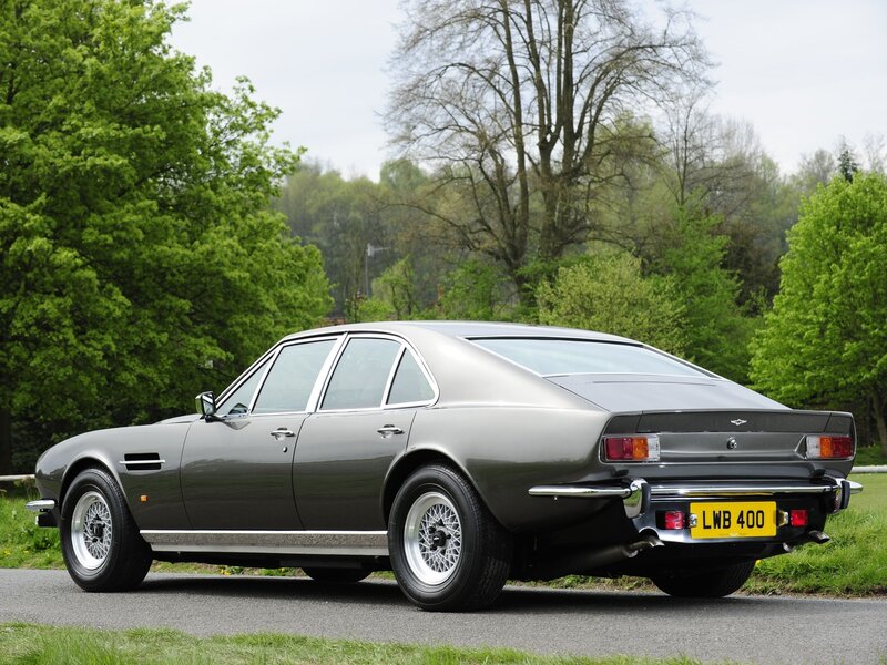 Gray Aston Martin Sedan