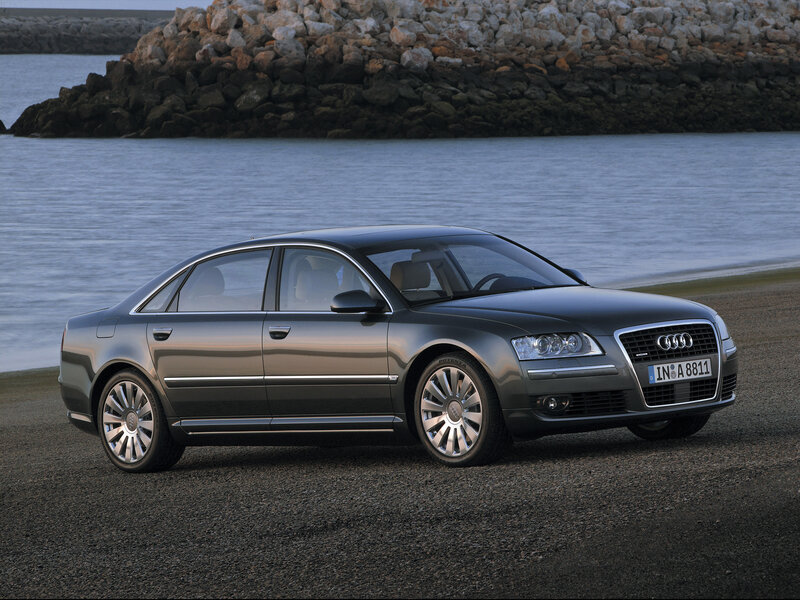 Gray Audi A8 Sedan