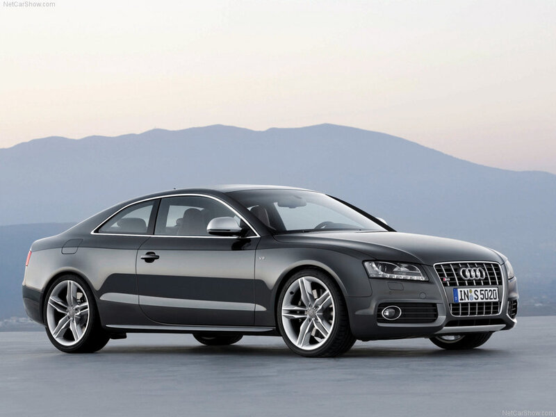 Gray Audi Coupe Car