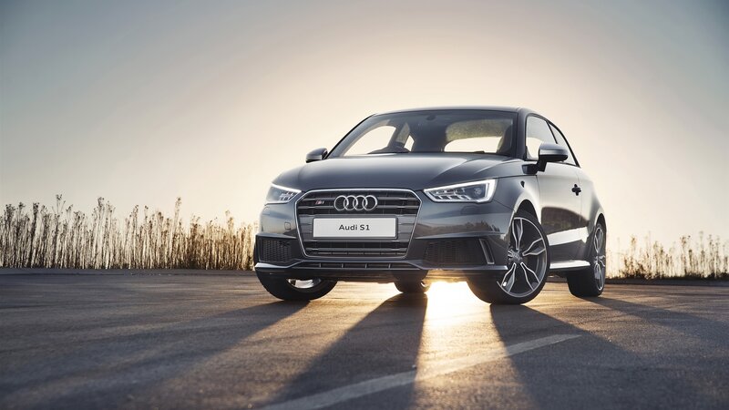 Gray Audi S1 Car