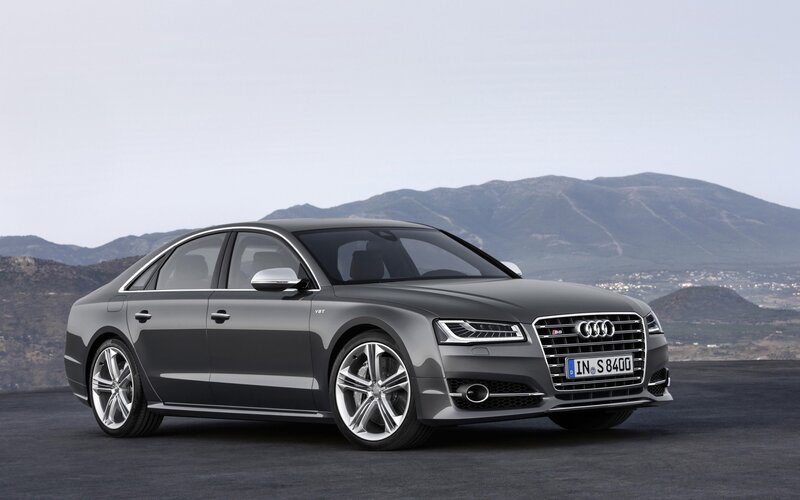 Gray Audi S8 Sedan