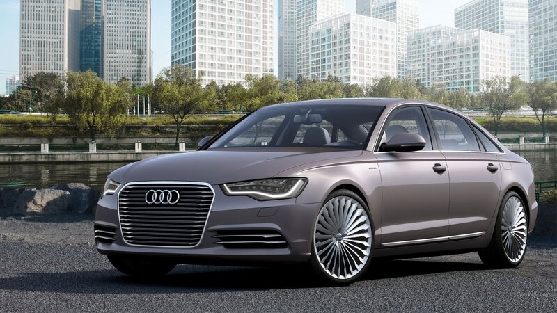 Gray Audi Sedan — Calm, Afternoon, Photograph
