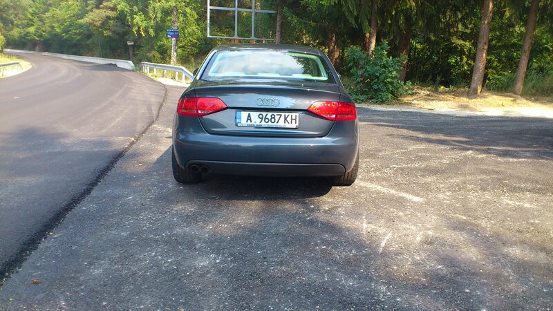 Gray Audi Sedan — Calm, Afternoon
