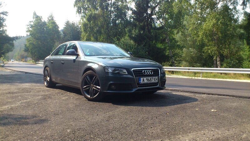 Gray Audi Sedan — Calm