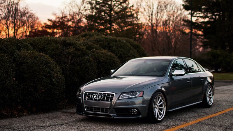 Gray Audi Sedan — Dramatic
