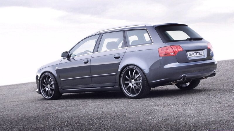 gray audi station wagon