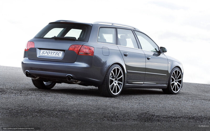 gray audi station wagon