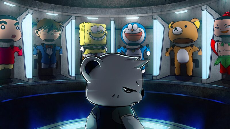 Gray Bear Character