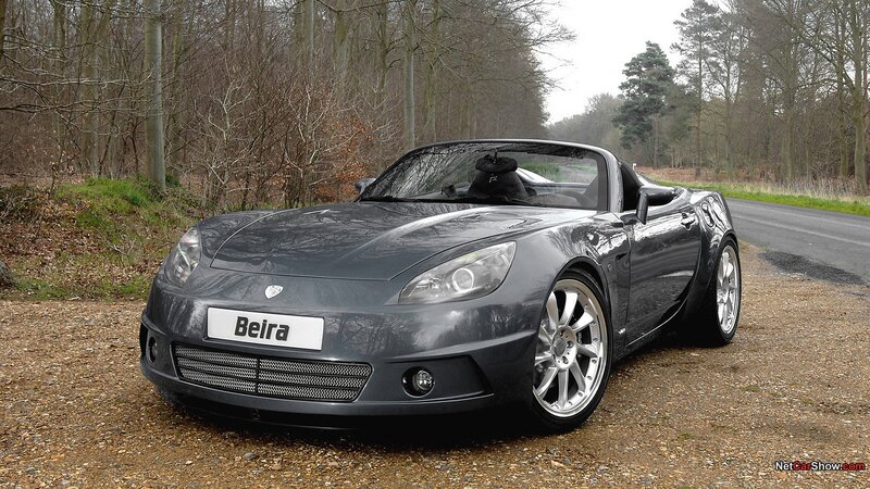 Gray Beira convertible sports car