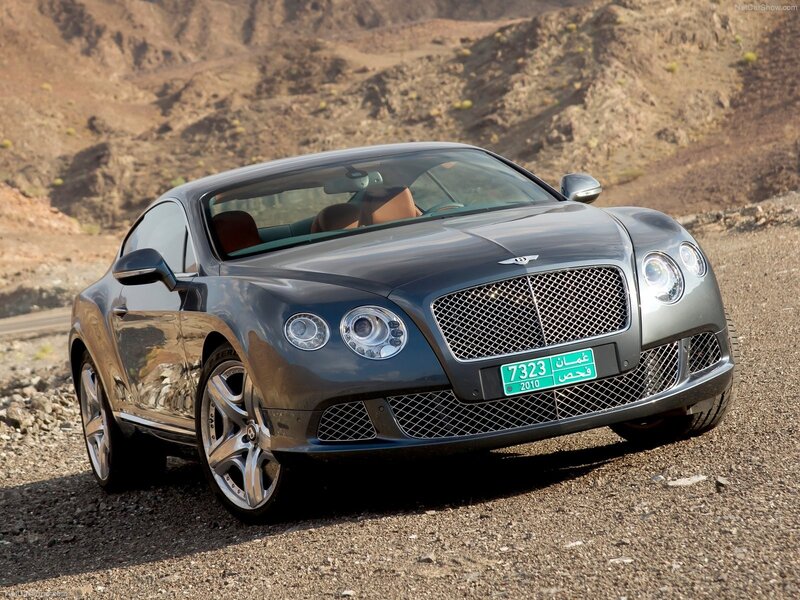 Gray Bentley Coupe — Dramatic, Afternoon