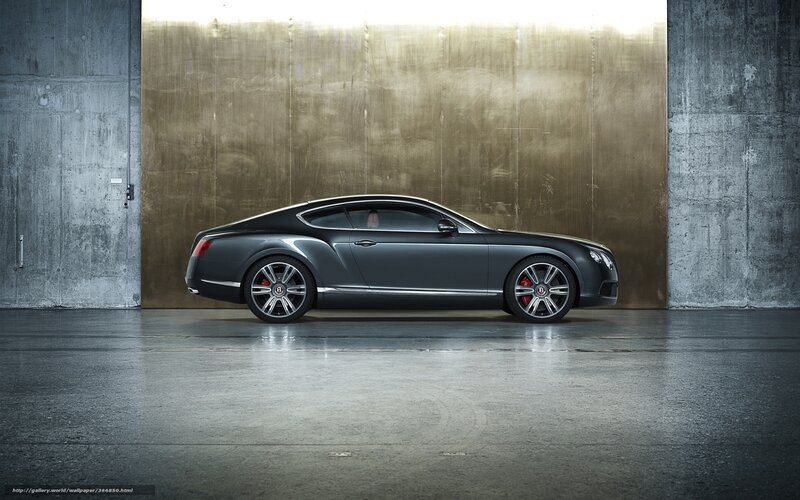 Gray Bentley Coupe — Dramatic, Photograph, Car
