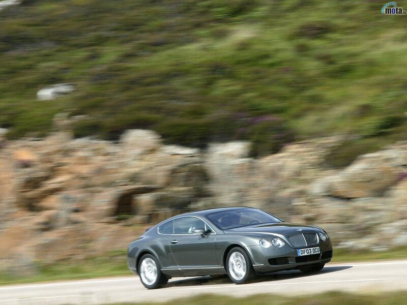 Gray Bentley Coupe — Dynamic, Afternoon, Photograph, Car