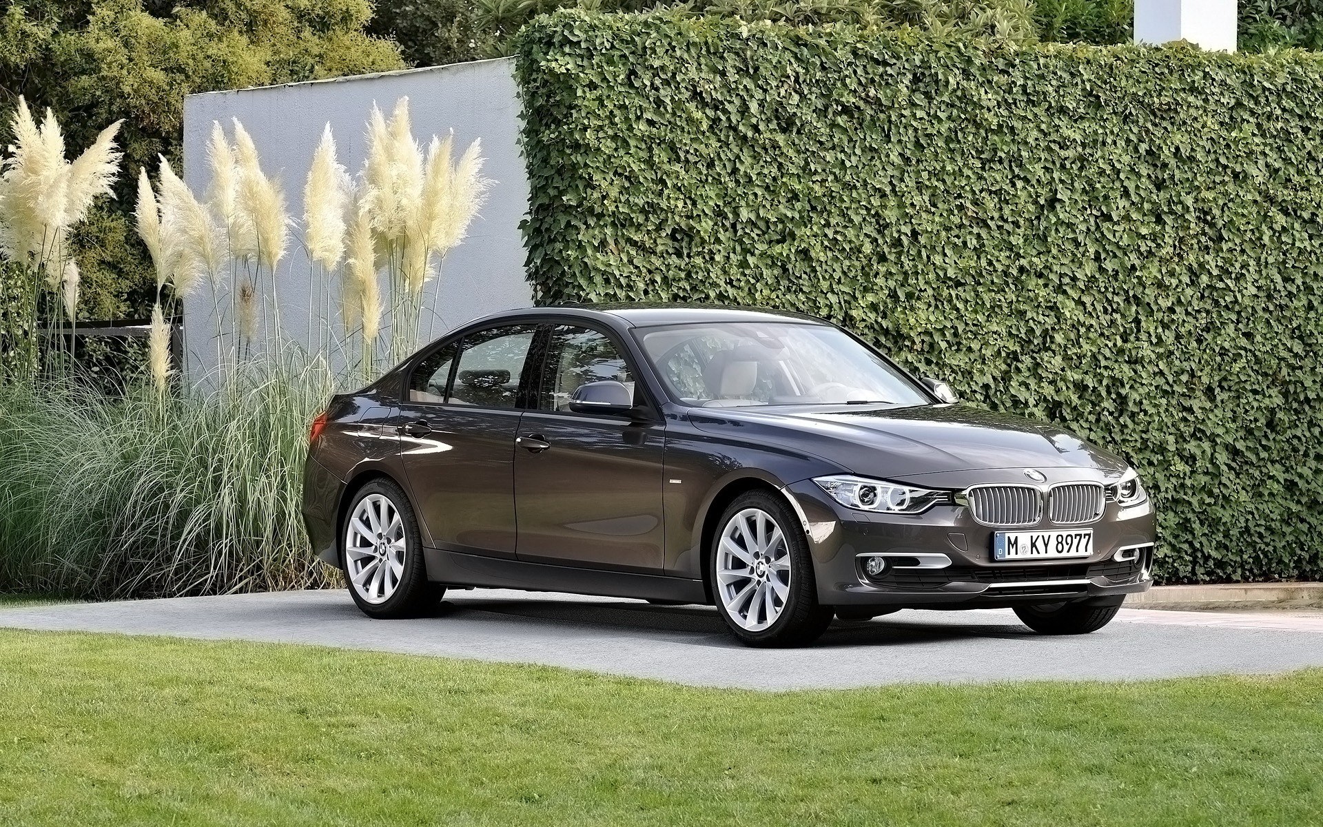 Gray BMW 3 Series sedan