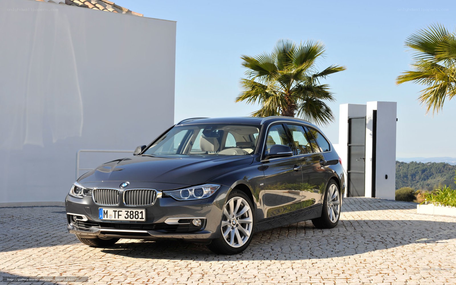 Gray BMW 3 Series Touring