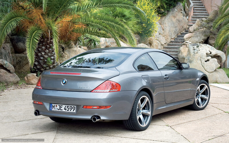 Gray BMW 635d Coupe