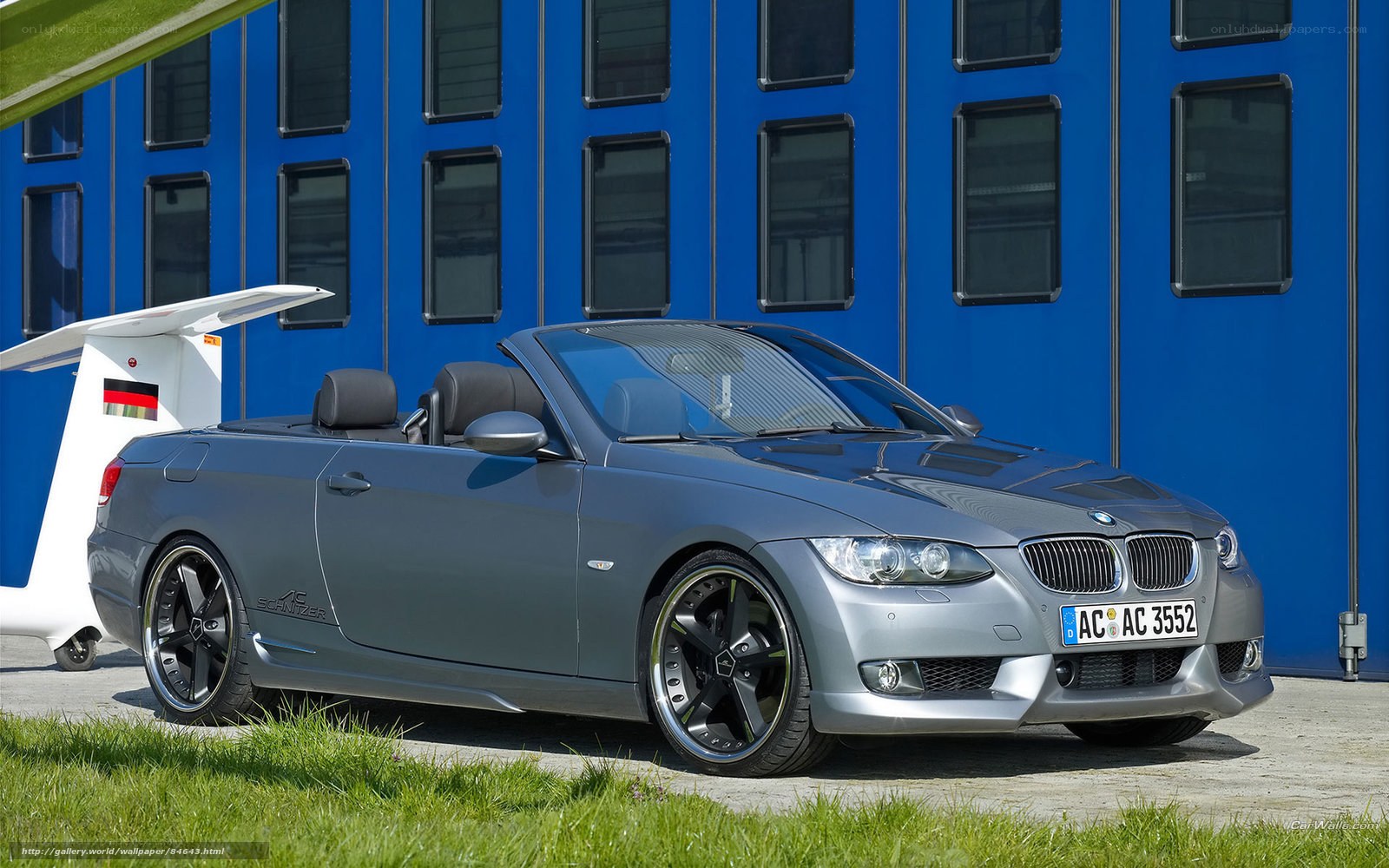 gray bmw convertible car